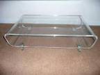 ACRYLIC TV stand/coffee table,  Only 4 months old this....